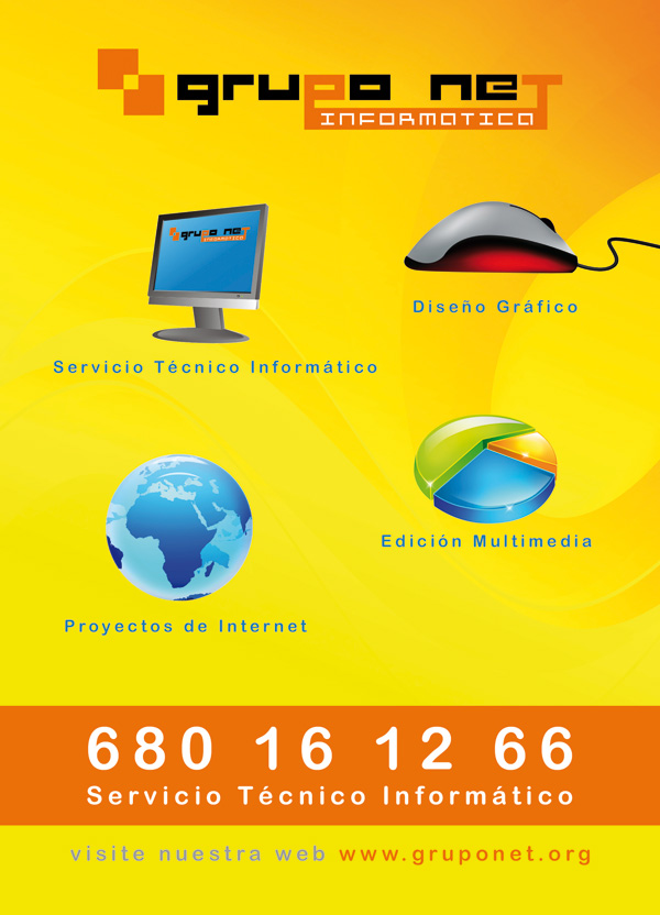 Flyer Grupo Net Informática - Empresas