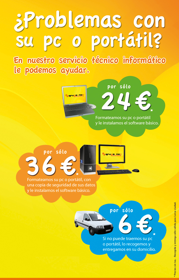 Flyer Grupo Net Informática - Particulares