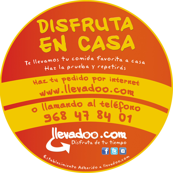 Pegatina llevadoo.com
