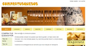 Diseño web tienda on-line compratusquesos